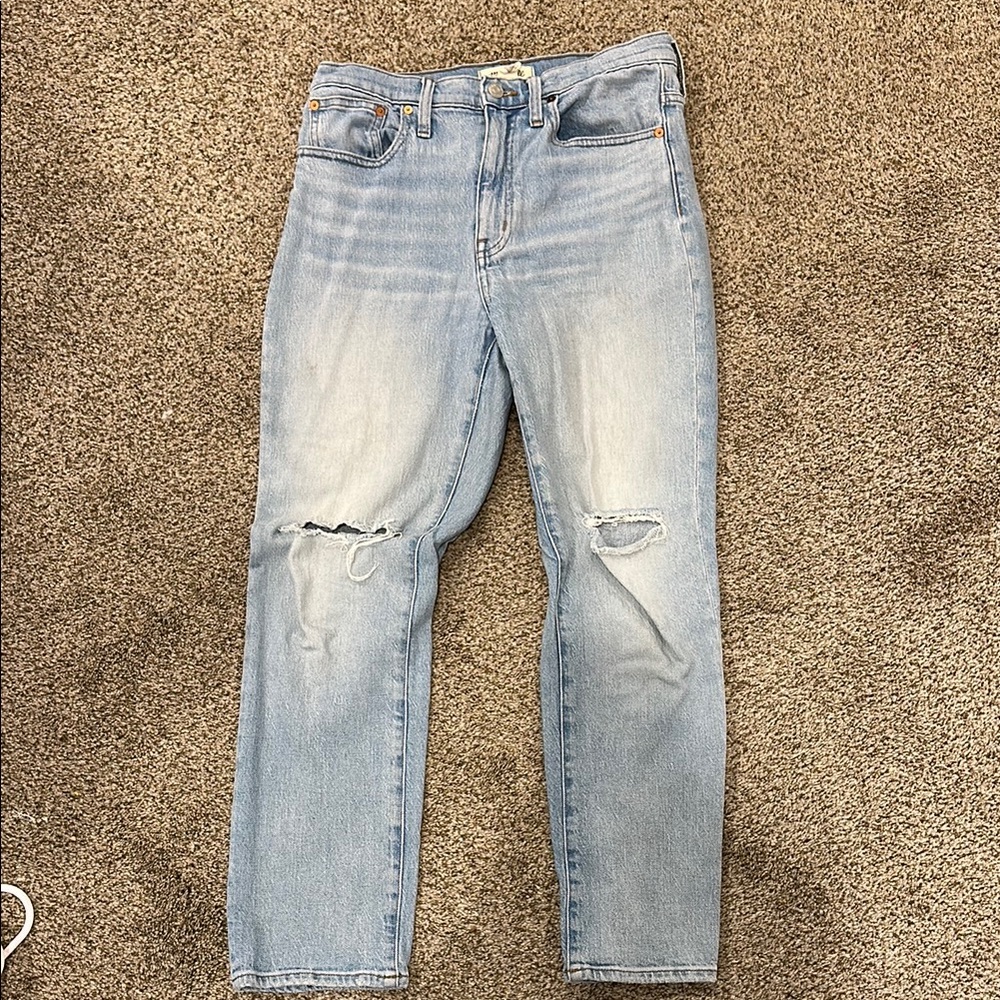 Madewell The High-Rise Slim Crop Boyjean